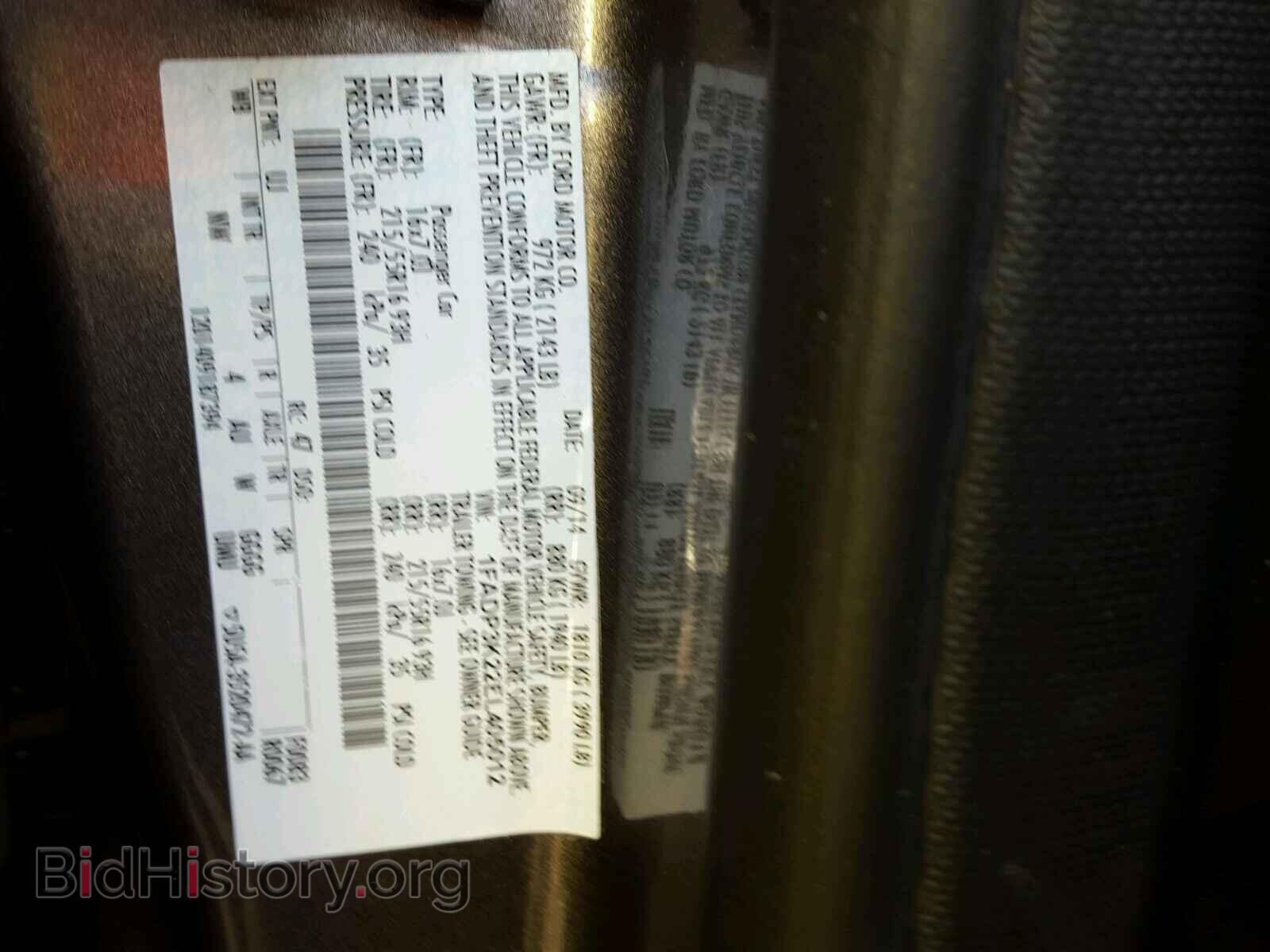 2014 FORD FOCUS - VIN: 1FADP3K22EL405012 - Фото 10