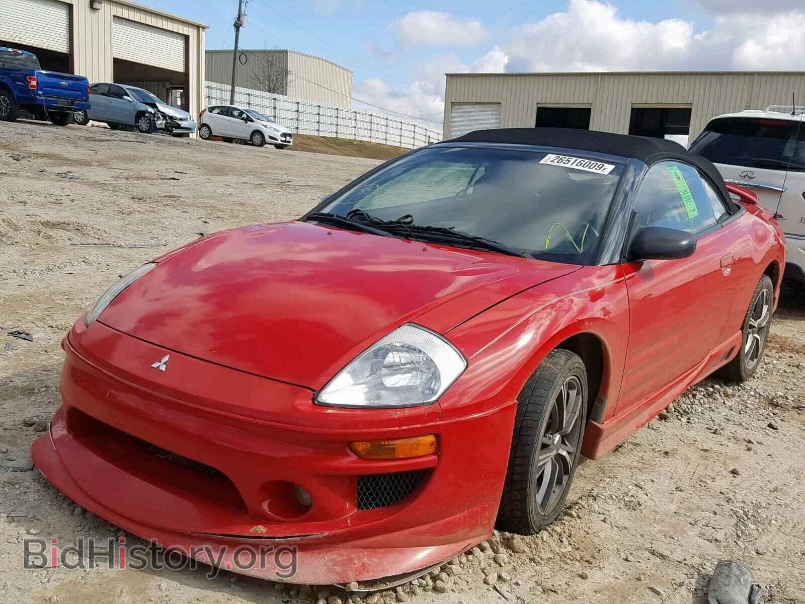 2003 MITSUBISHI ECLIPSE - VIN: 4A3AE45G93E005642 - Фото 2