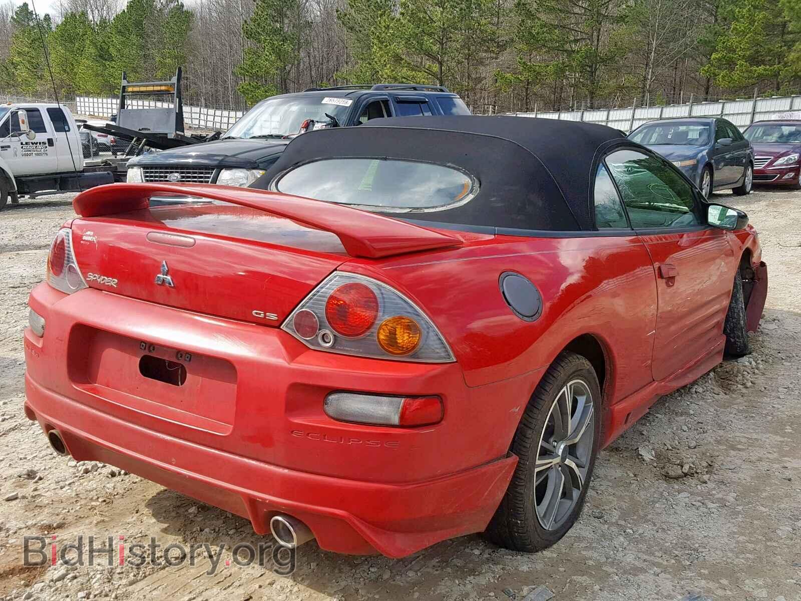 2003 MITSUBISHI ECLIPSE - VIN: 4A3AE45G93E005642 - Фото 4