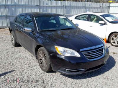 2011 Chrysler 200 200 Limite, черный — VIN 1C3BC2FG7BN518570, Copart