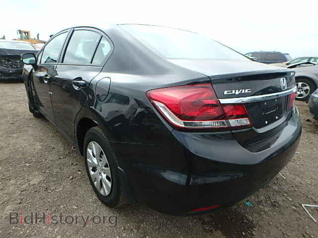2013 HONDA CIVIC - VIN: 19XFB2F86DE030727 - Фото 3