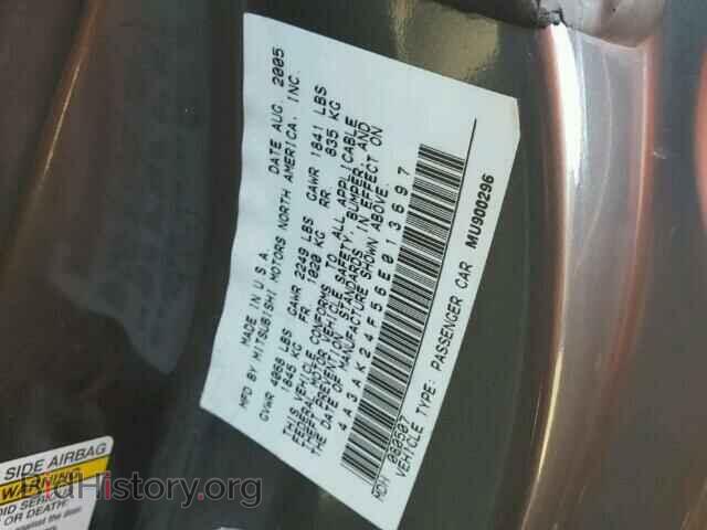 2006 MITSUBISHI ECLIPSE - VIN: 4A3AK24F56E013697 - Photo 10