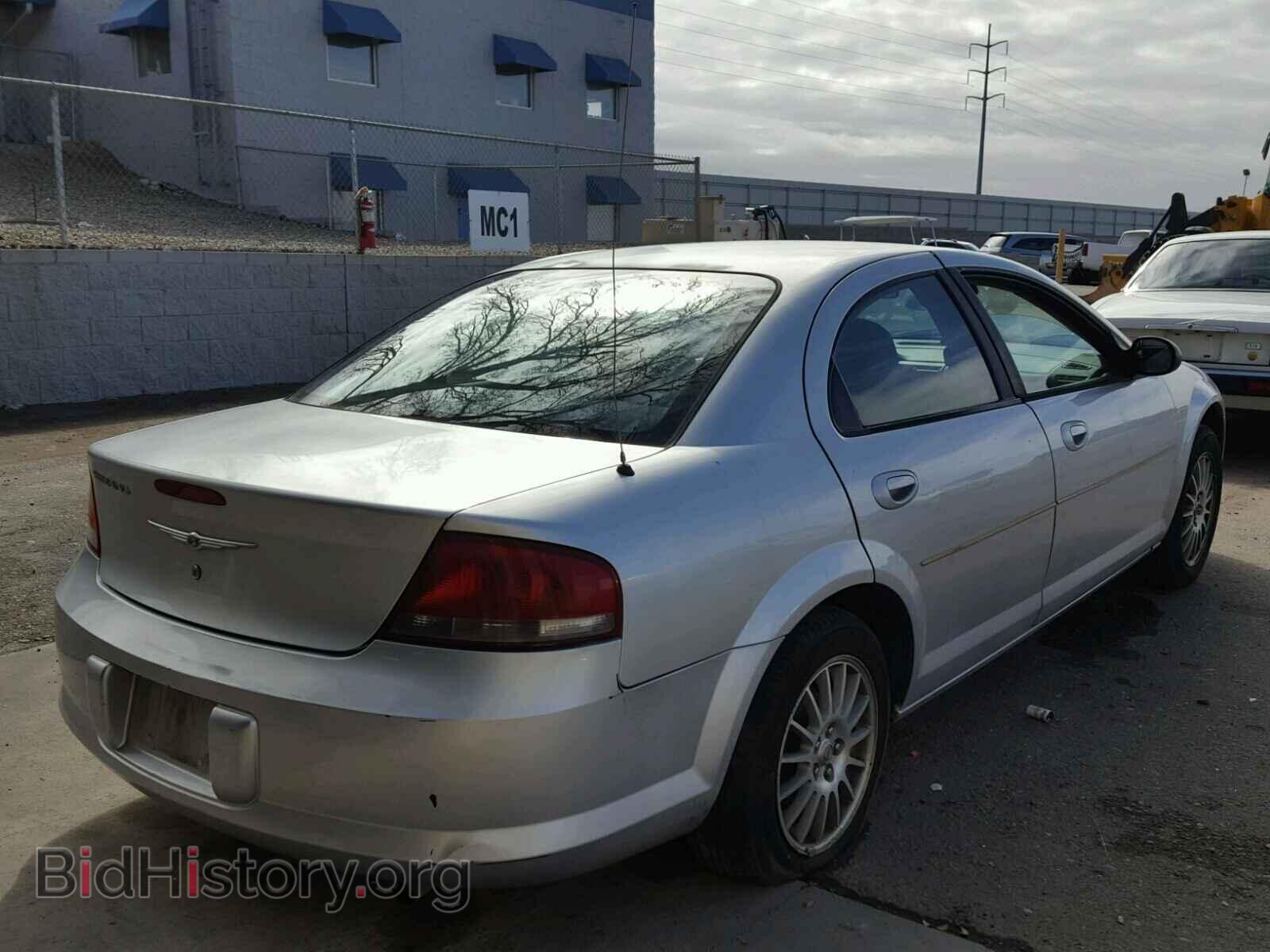 2004 CHRYSLER SEBRING - VIN: 1C3EL46X14N344281 - Фото 4
