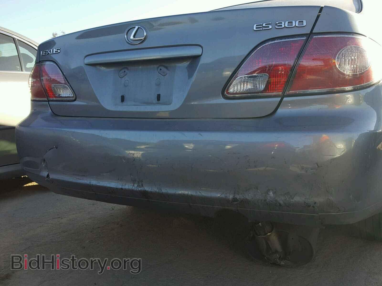 2003 LEXUS ES300 - VIN: JTHBF30G630114478 - Фото 9