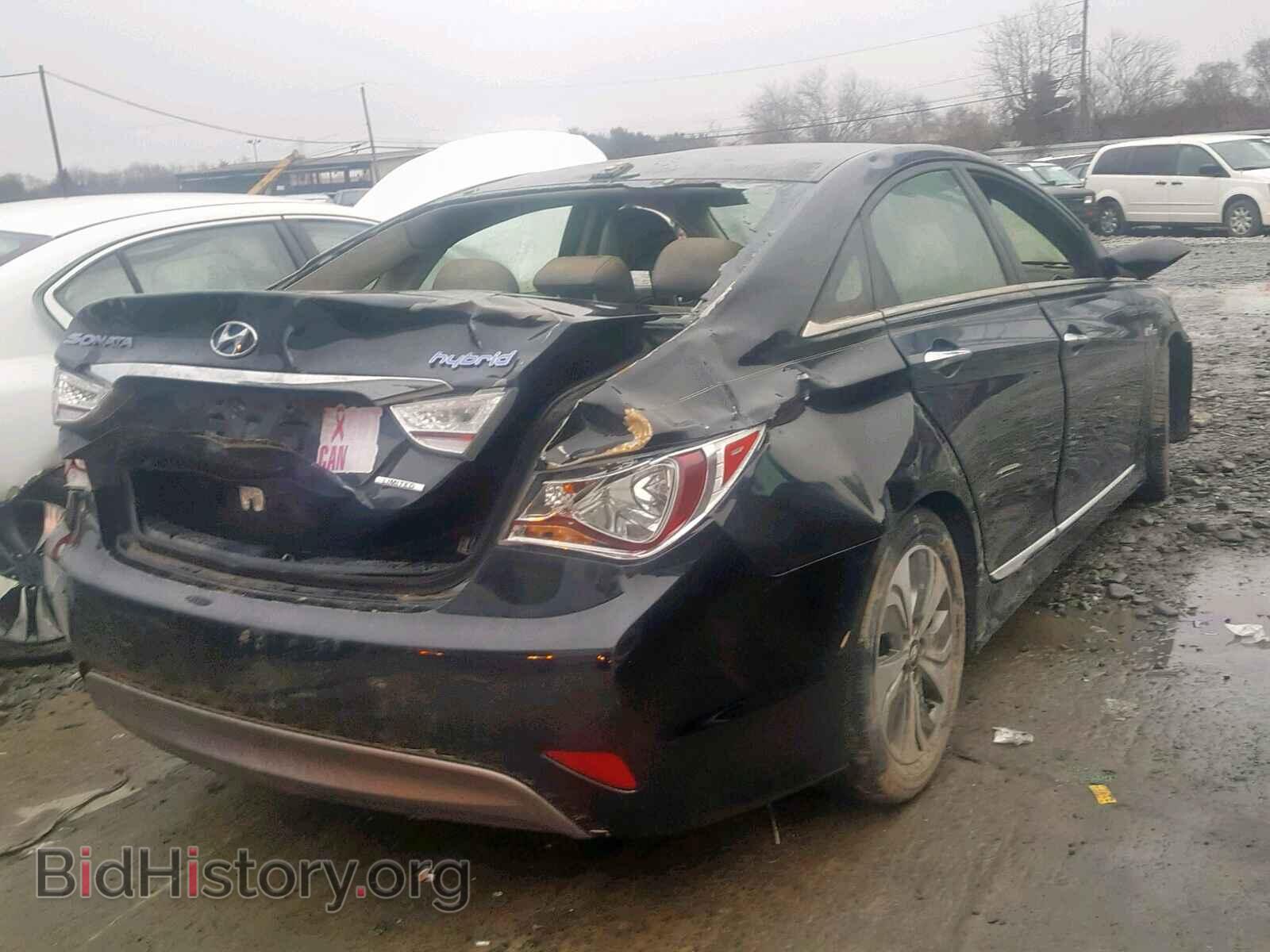 2014 HYUNDAI SONATA - VIN: KMHEC4A43EA111810 - Фото 4