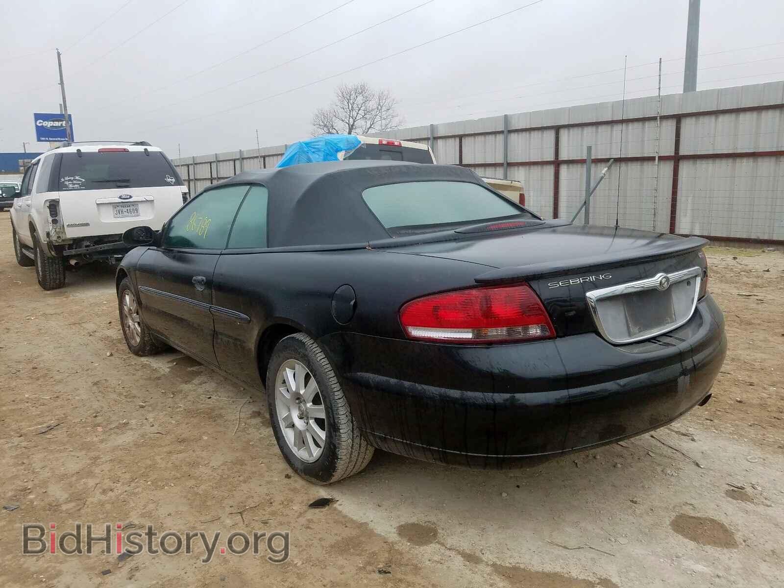 2004 CHRYSLER SEBRING - VIN: 1C3EL75R94N420608 - Фото 3