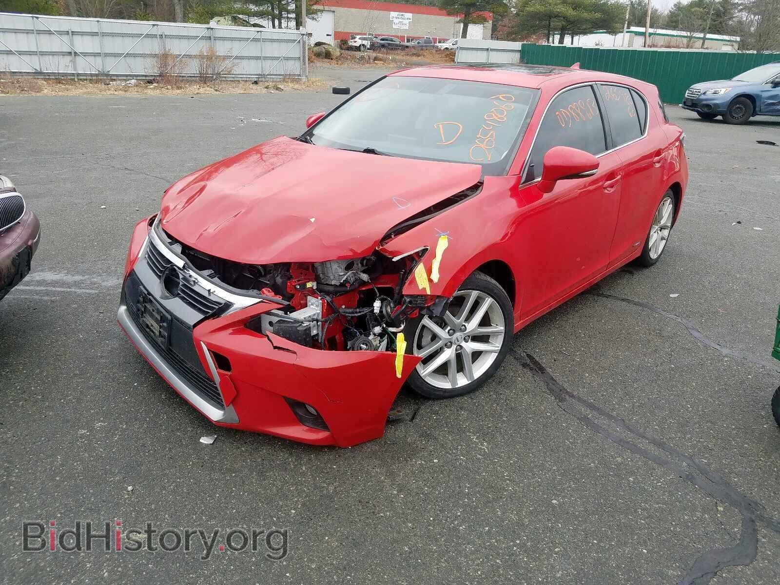 2014 LEXUS CT 200 - VIN: JTHKD5BH7E2179385 - Фото 2