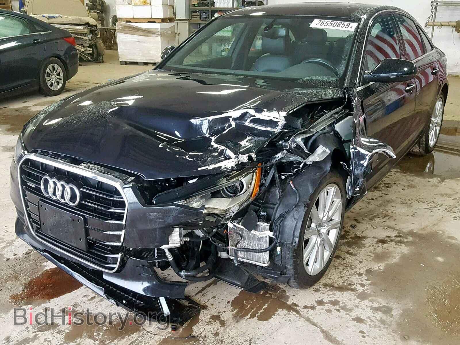 2014 AUDI A6 - VIN: WAUFGAFC8EN081365 - Фото 2