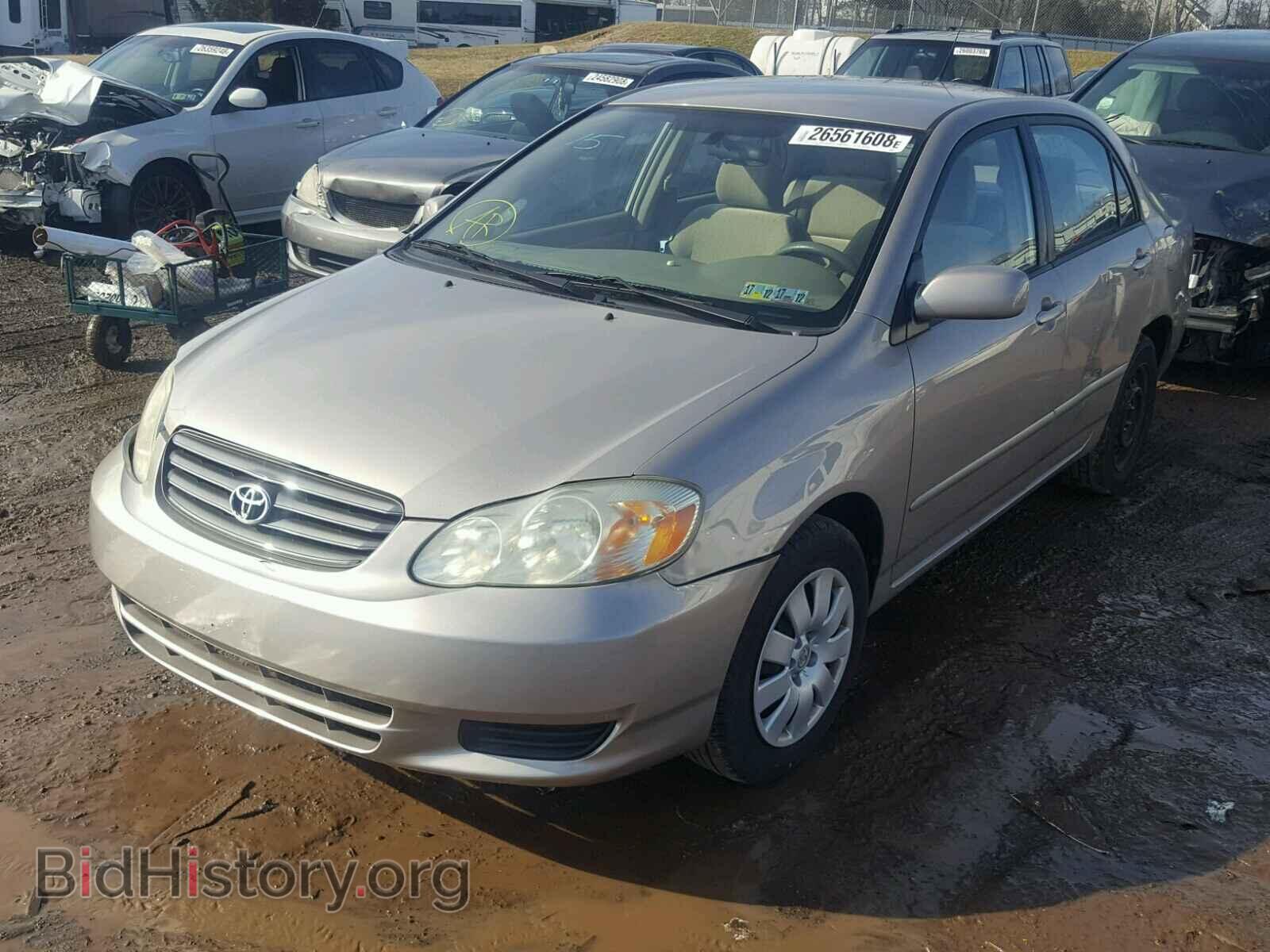 2003 TOYOTA COROLLA - VIN: 2T1BR38E63C102011 - Фото 2