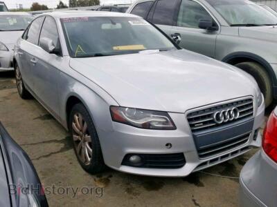 2012 Audi A4 A4 Premium, charcoal — VIN WAUBFAFL8CA053460, Copart