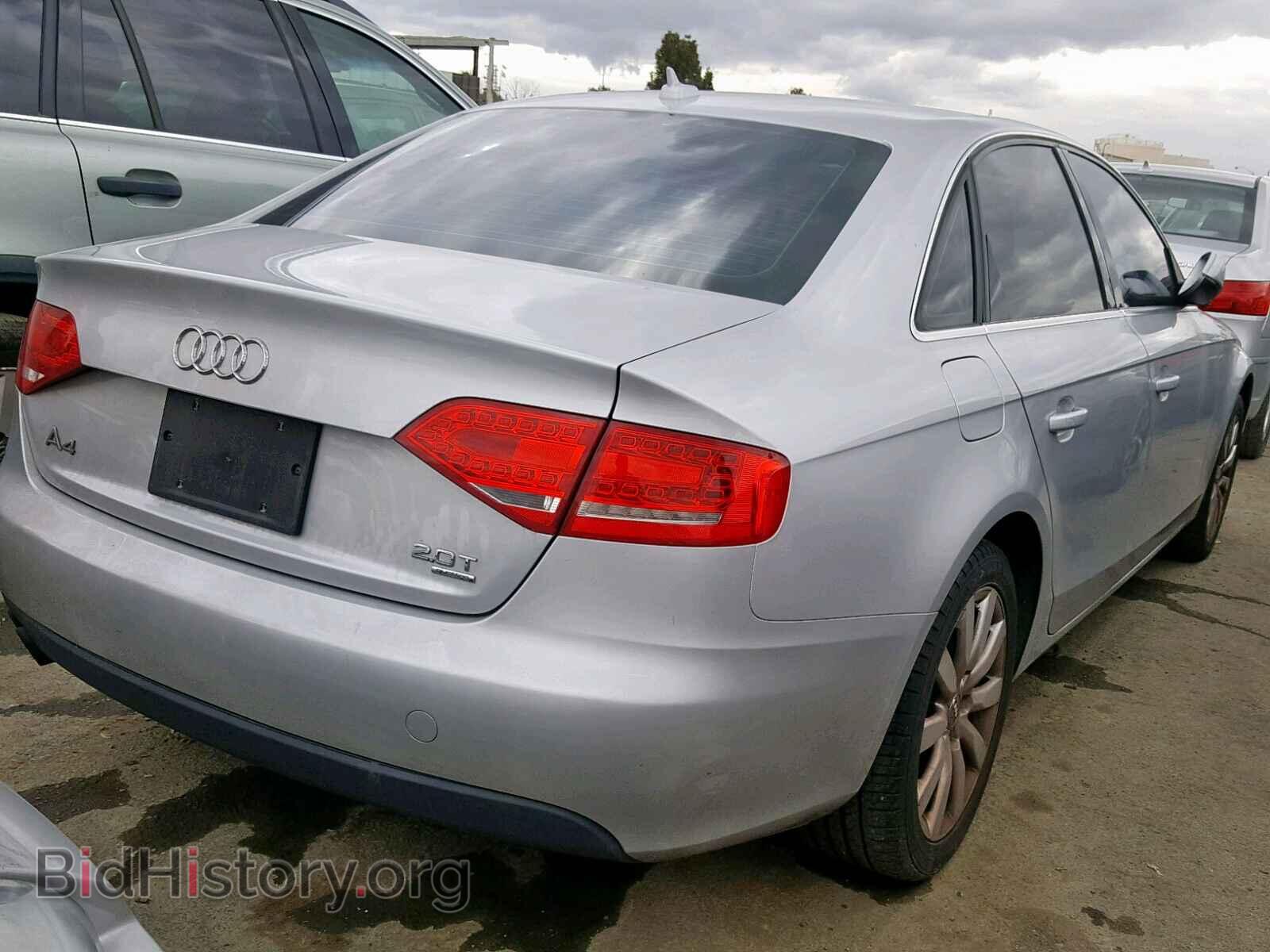 2012 AUDI A4 - VIN: WAUBFAFL8CA053460 - Фото 4
