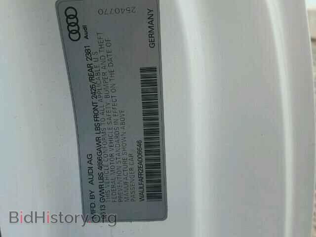 2014 AUDI A5 - VIN: WAULFAFR2EA006646 - Фото 10