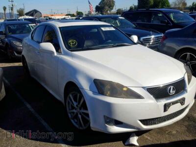 2007 Lexus IS IS 350, белый — VIN JTHBE262575013143, Copart