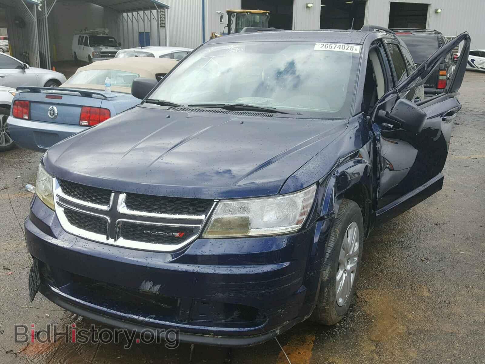2017 DODGE JOURNEY - VIN: 3C4PDCAB5HT563967 - Фото 2