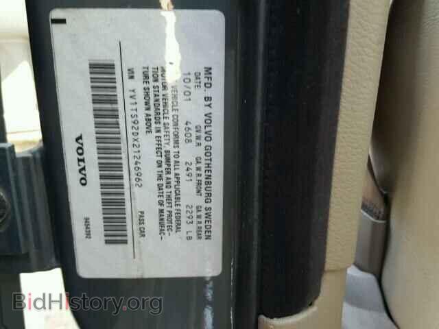 2002 VOLVO S80 - VIN: YV1TS92DX21246962 - Photo 10