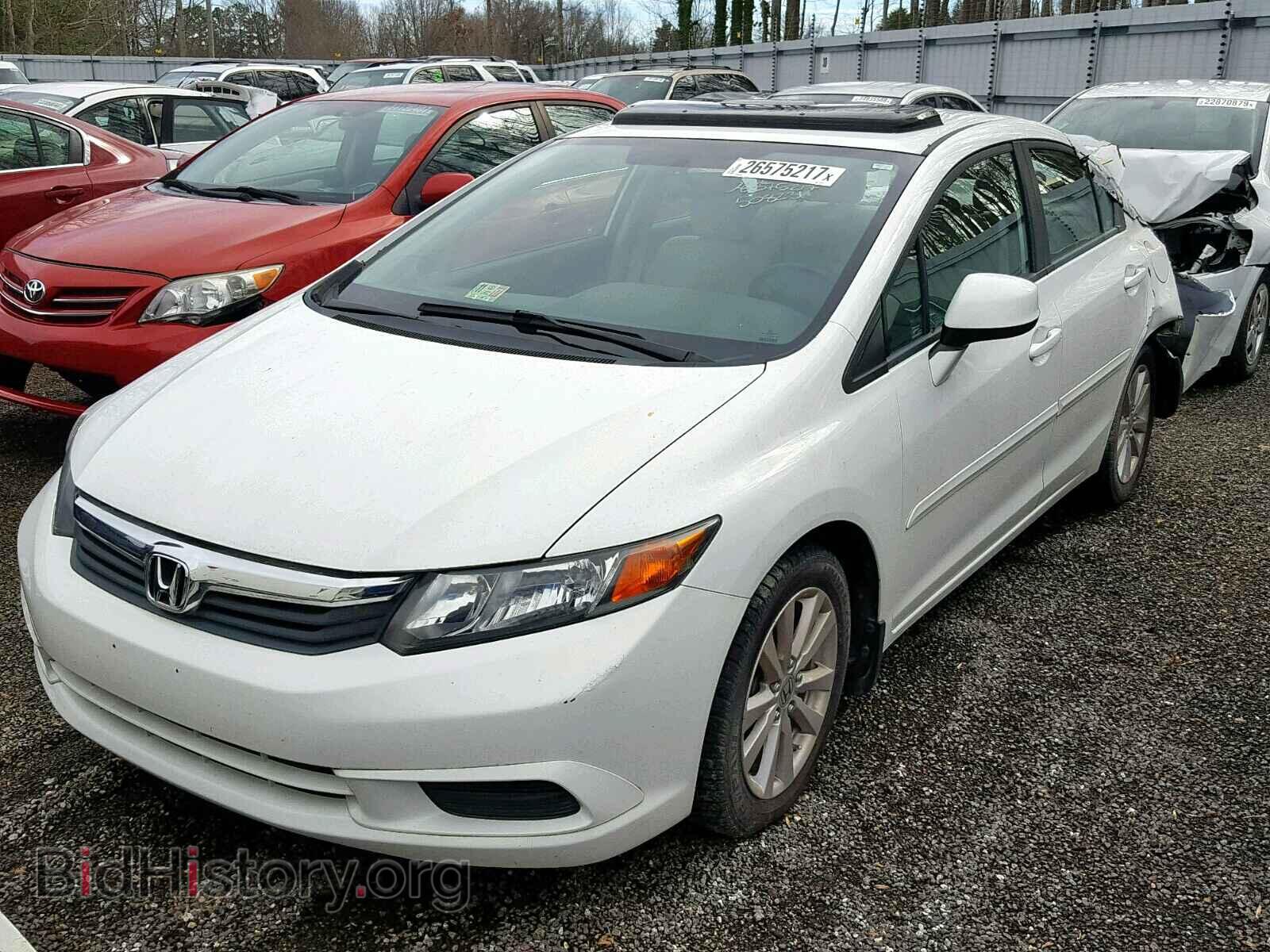 2012 HONDA CIVIC - VIN: 2HGFB2F95CH508231 - Фото 2