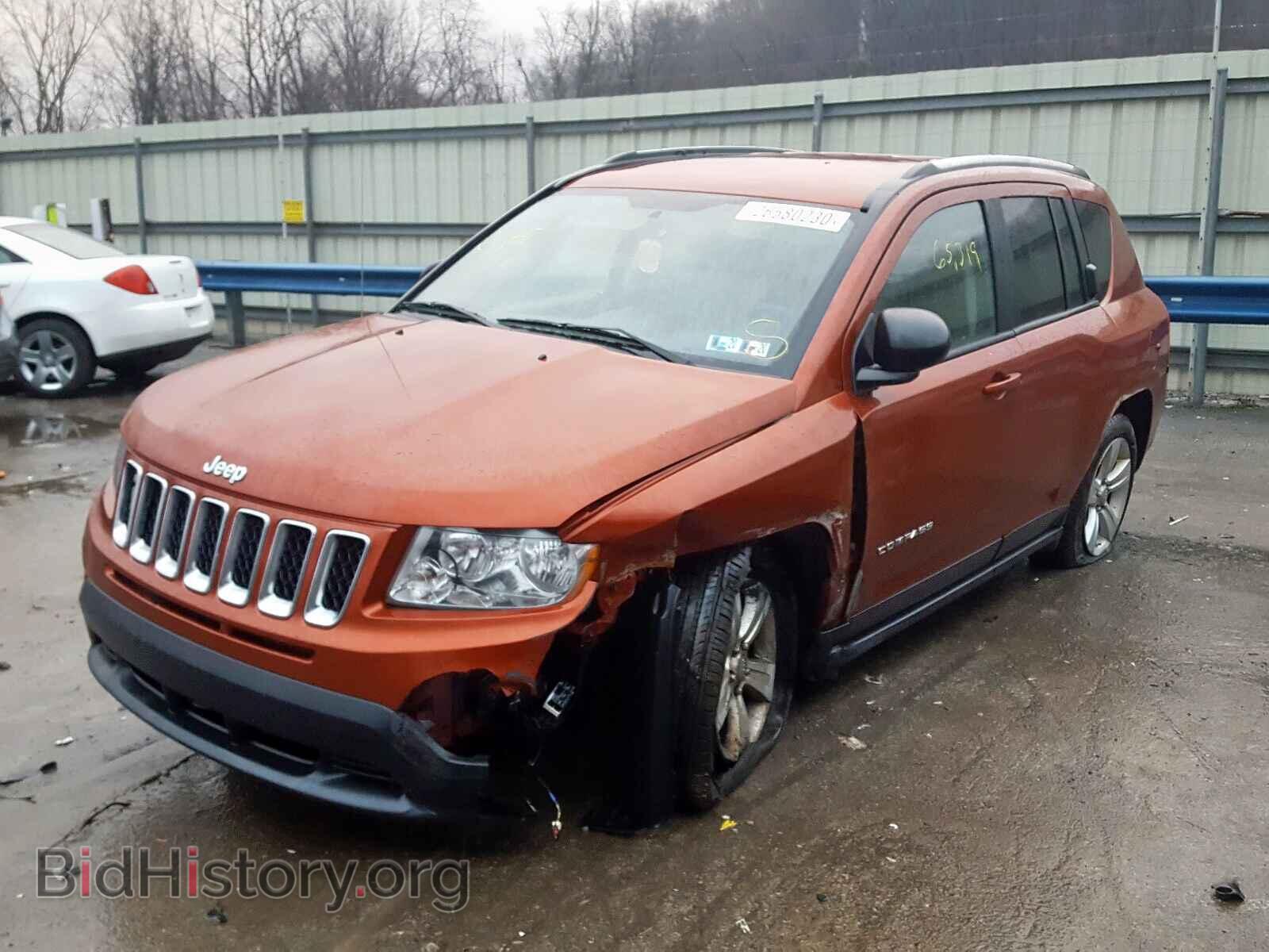 2012 JEEP COMPASS - VIN: 1C4NJDEB2CD675737 - Фото 2