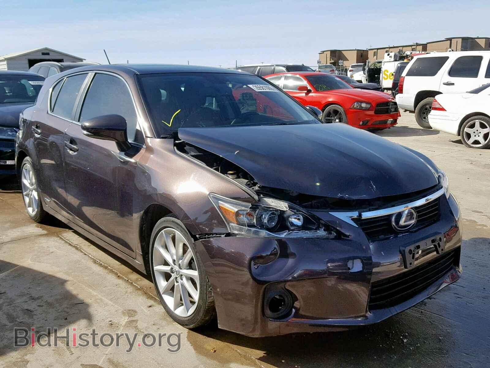 Photo JTHKD5BH1D2168123 - LEXUS CT 200 2013