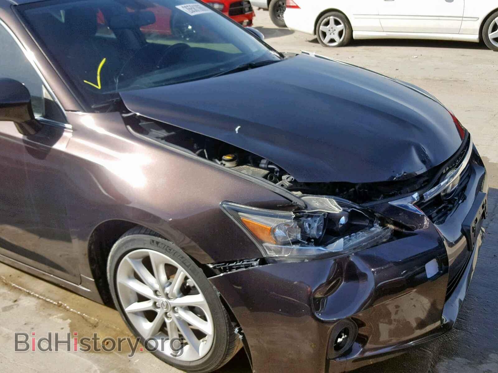 2013 LEXUS CT 200 - VIN: JTHKD5BH1D2168123 - Фото 9