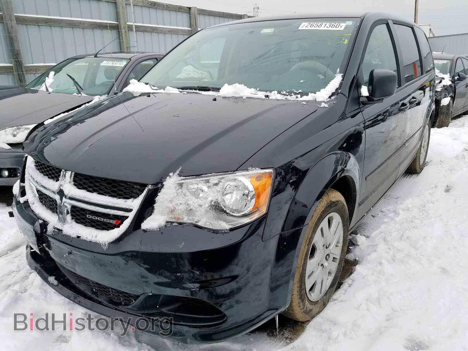 2016 DODGE CARAVAN - VIN: 2C4RDGBG5GR182924 - Фото 2