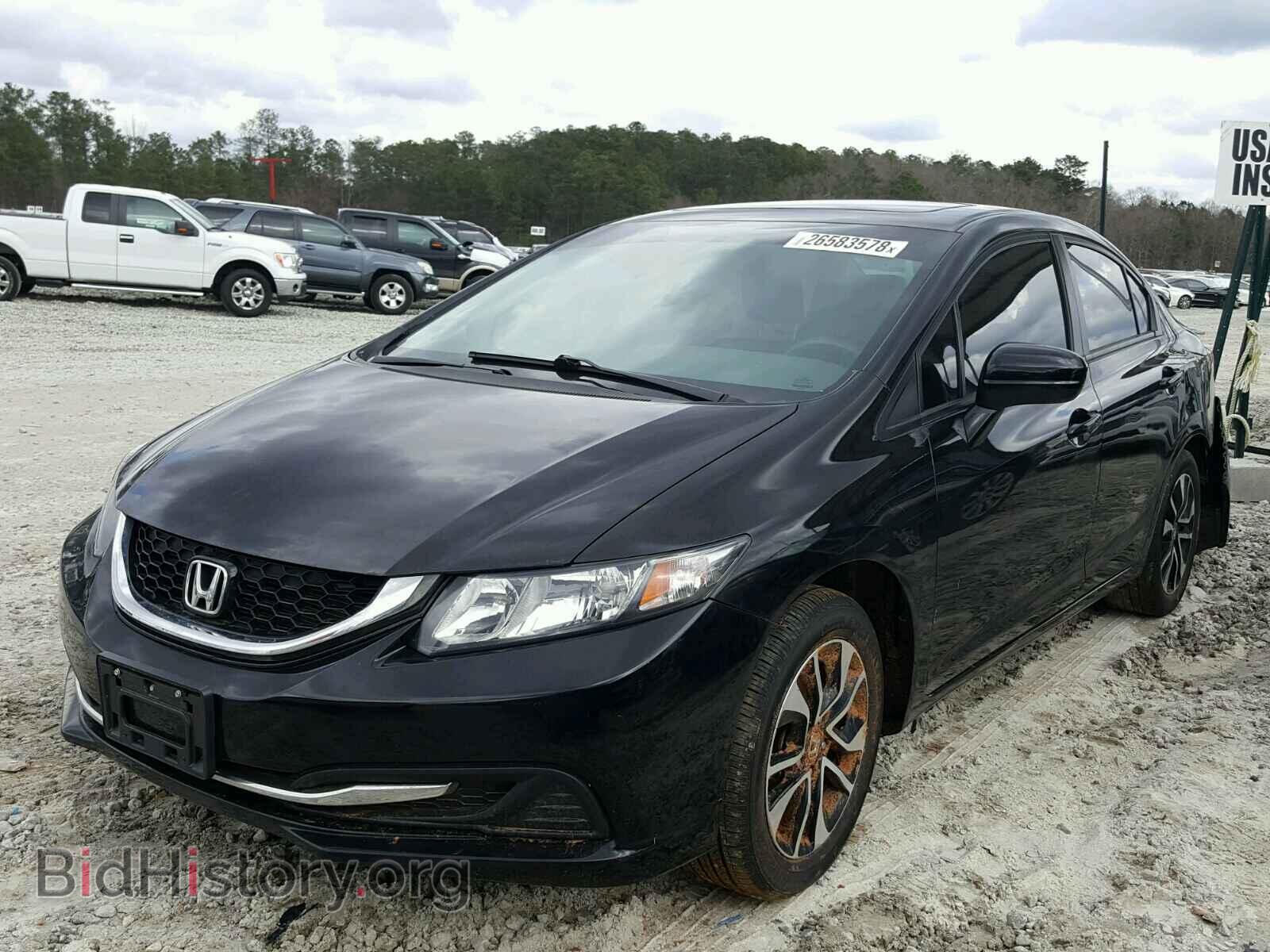 2014 HONDA CIVIC - VIN: 2HGFB2F82EH558322 - Фото 2
