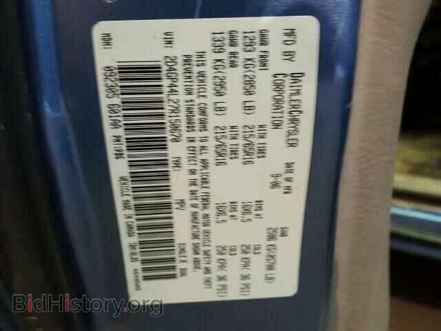 2007 DODGE CARAVAN - VIN: 2D4GP44L27R150670 - Фото 10