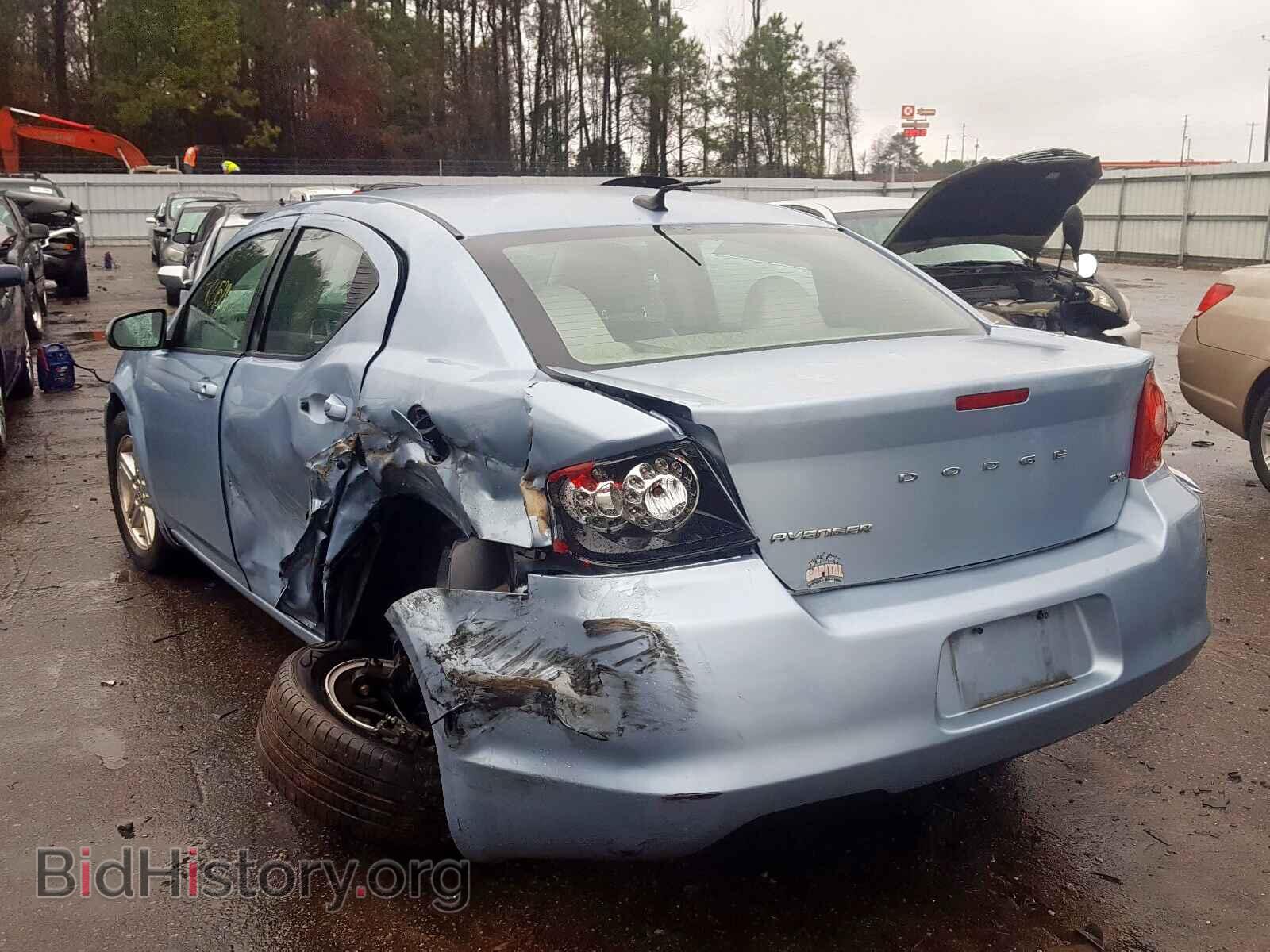 2013 DODGE AVENGER - VIN: 1C3CDZCB9DN549308 - Фото 3