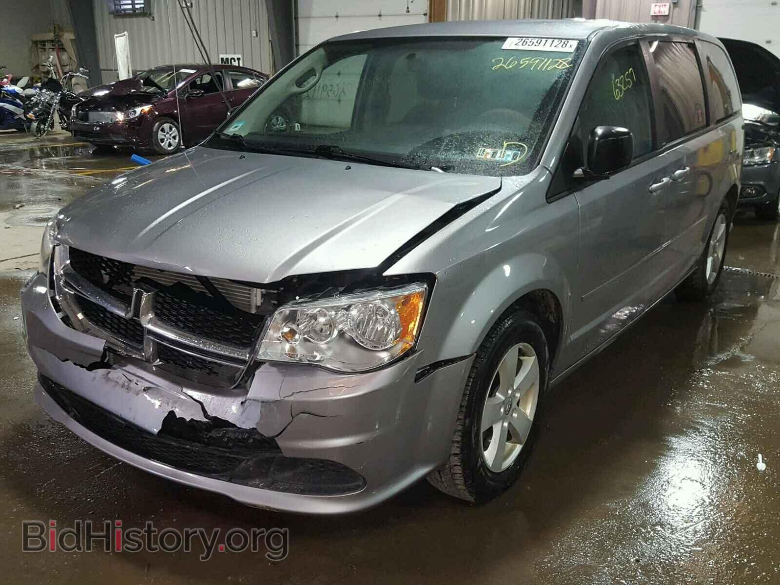 2013 DODGE CARAVAN - VIN: 2C4RDGBG9DR703977 - Фото 2