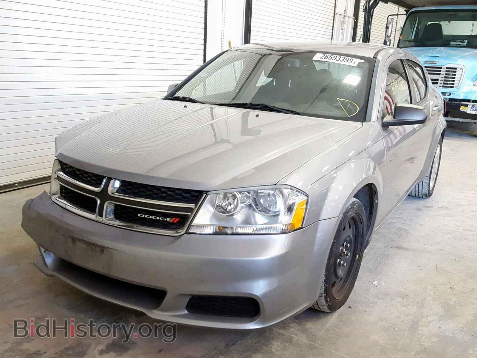 2013 DODGE AVENGER - VIN: 1C3CDZAB8DN725011 - Фото 2