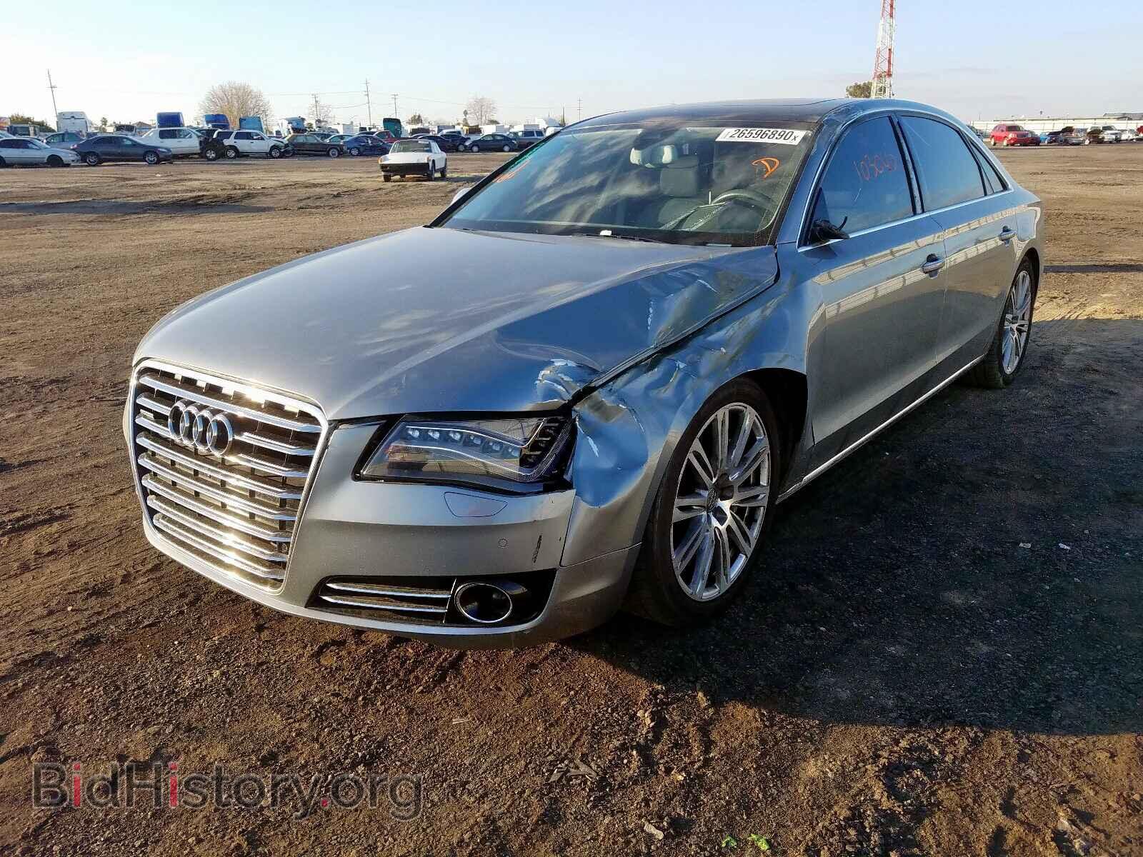 2013 AUDI A8 - VIN: WAURGAFD7DN025583 - Фото 2
