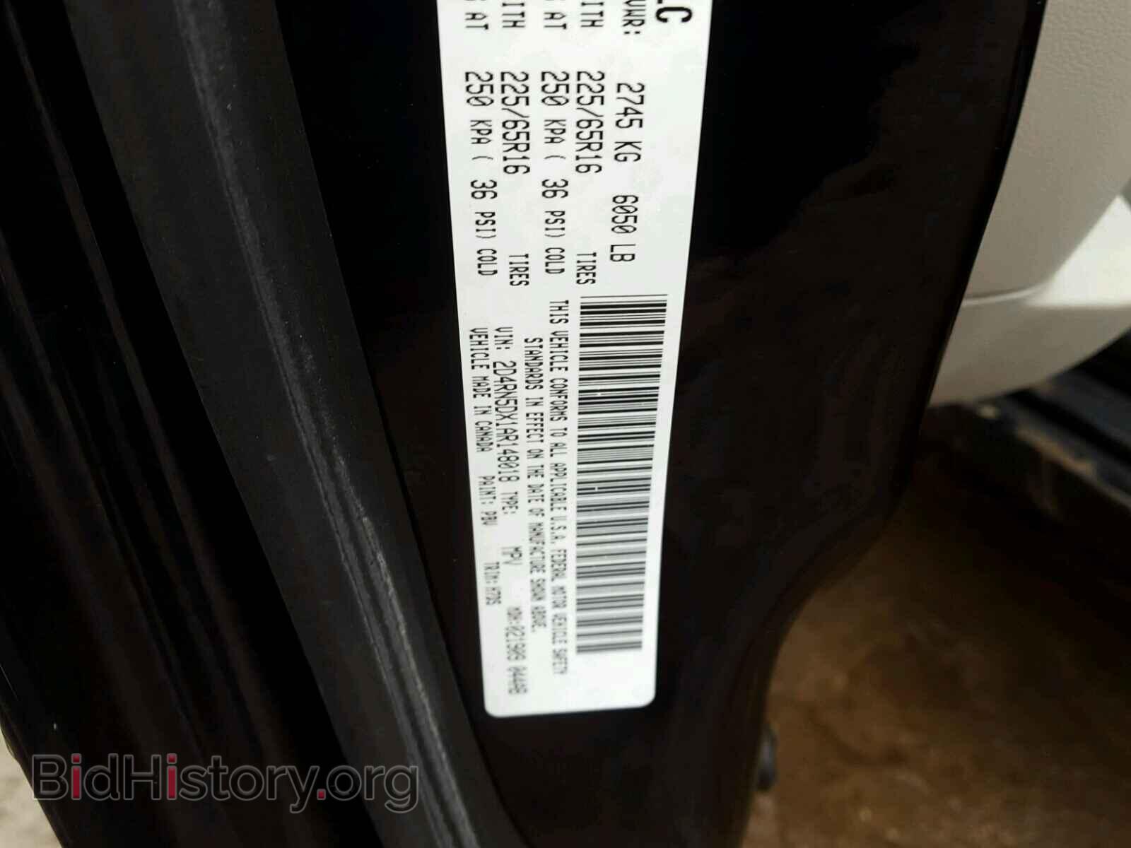 2010 DODGE CARAVAN - VIN: 2D4RN5DX1AR148018 - Фото 10