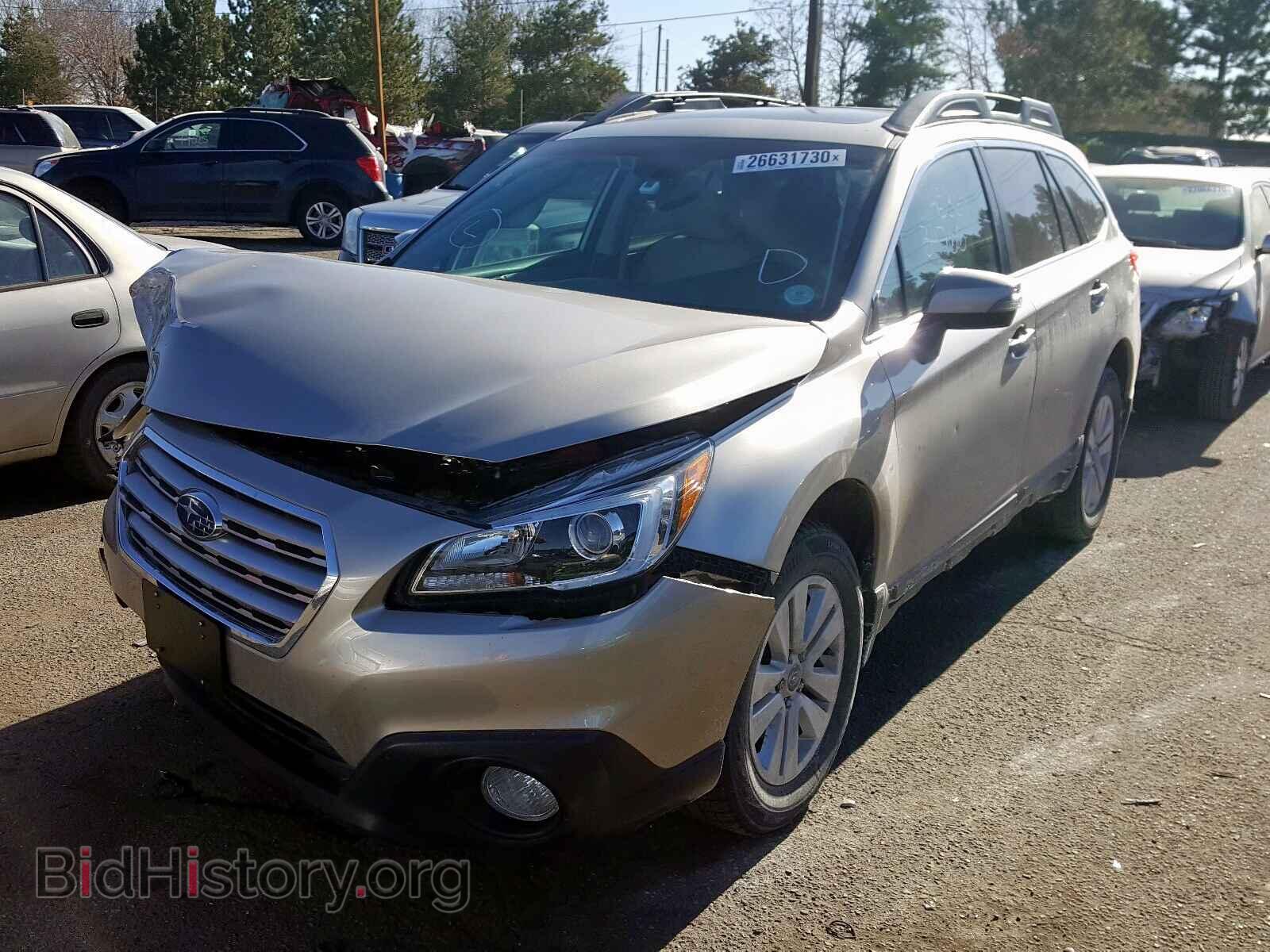 2015 SUBARU OUTBACK - VIN: 4S4BSBHC2F3257631 - Фото 2
