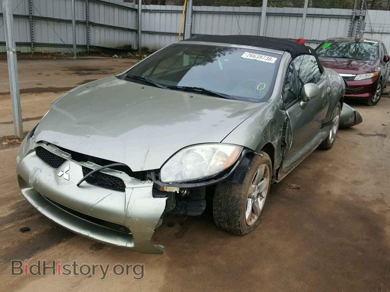 2008 MITSUBISHI ECLIPSE - VIN: 4A3AL25F18E001657 - Фото 2