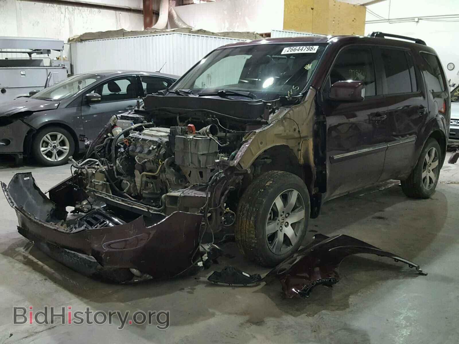 2014 HONDA PILOT - VIN: 5FNYF3H96EB009574 - Фото 2