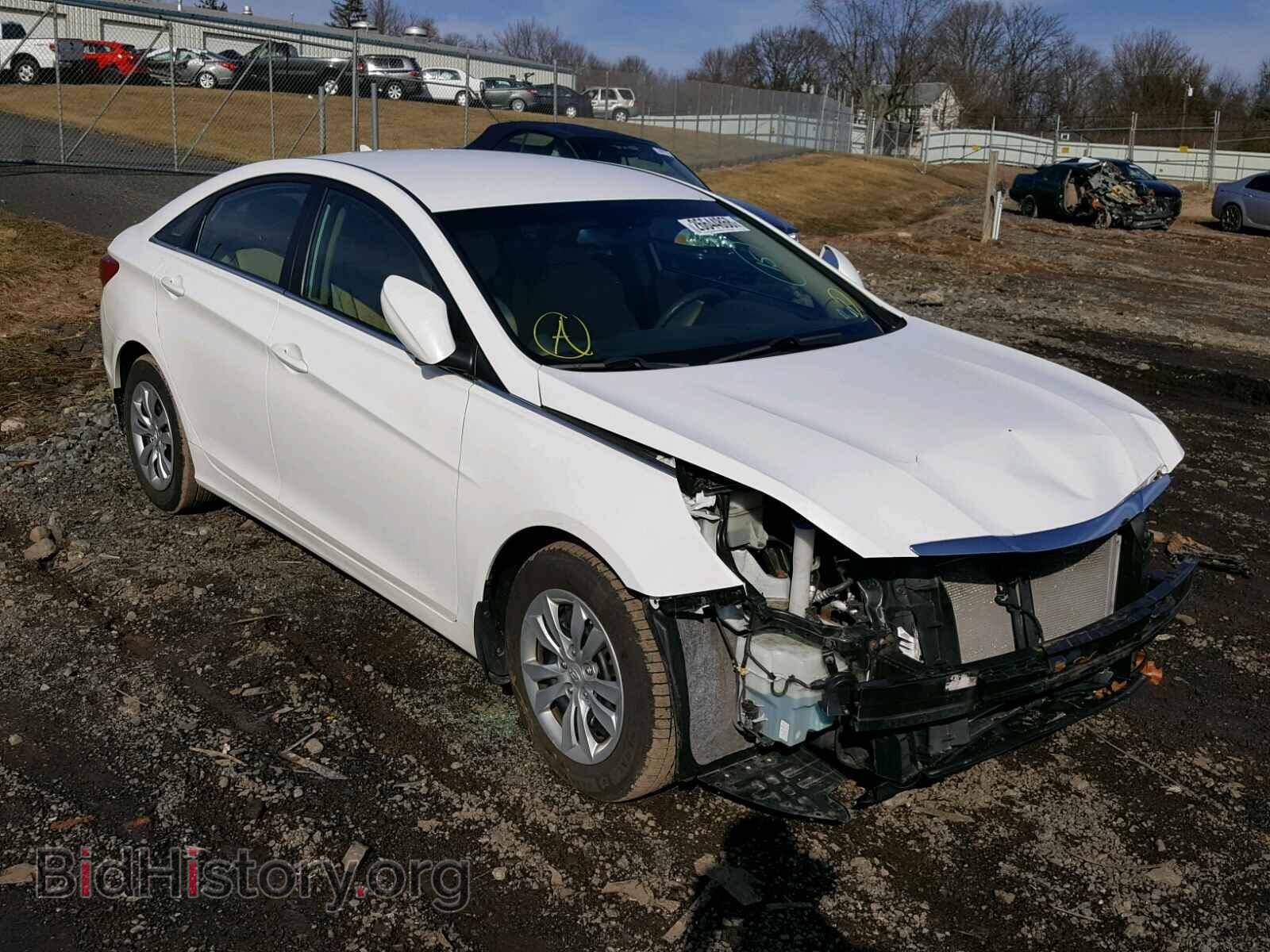 2012 Hyundai SONATA Sonata GLS (VIN 5NPEB4AC8CH416000) — фото 1 из 10, Copart, повреждение: передняя часть