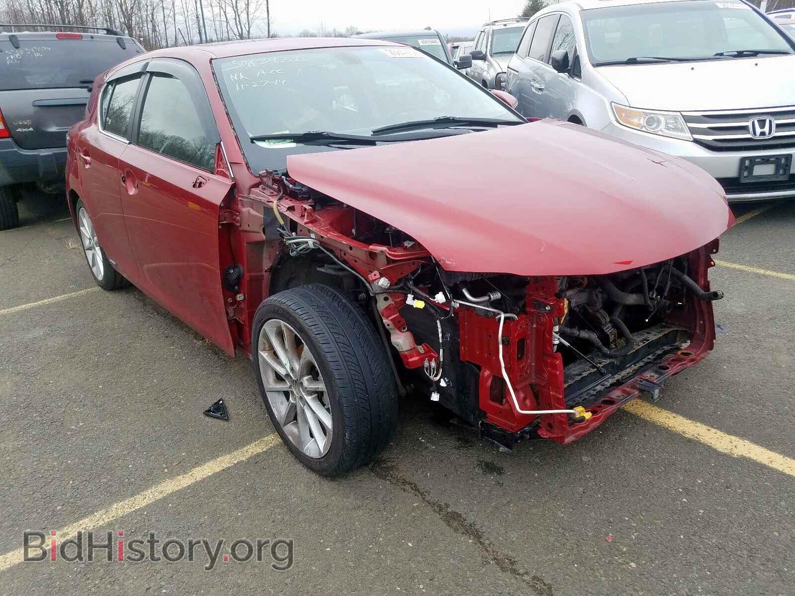 Фотография JTHKD5BH8D2163372 - LEXUS CT 200 2013