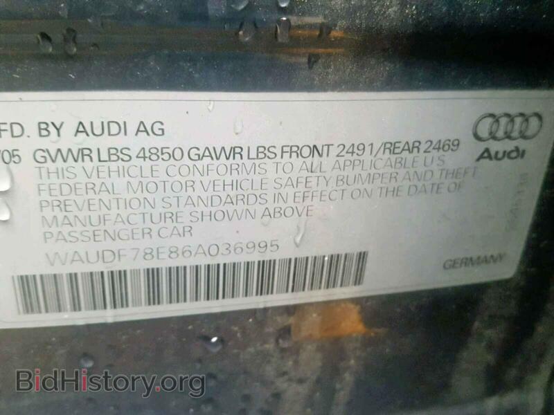 2006 Audi A4 (VIN WAUDF78E86A036995) — фото 10 из 10