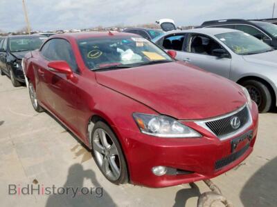 2012 Lexus IS IS 250, красный — VIN JTHFF2C2XC2526404, Copart