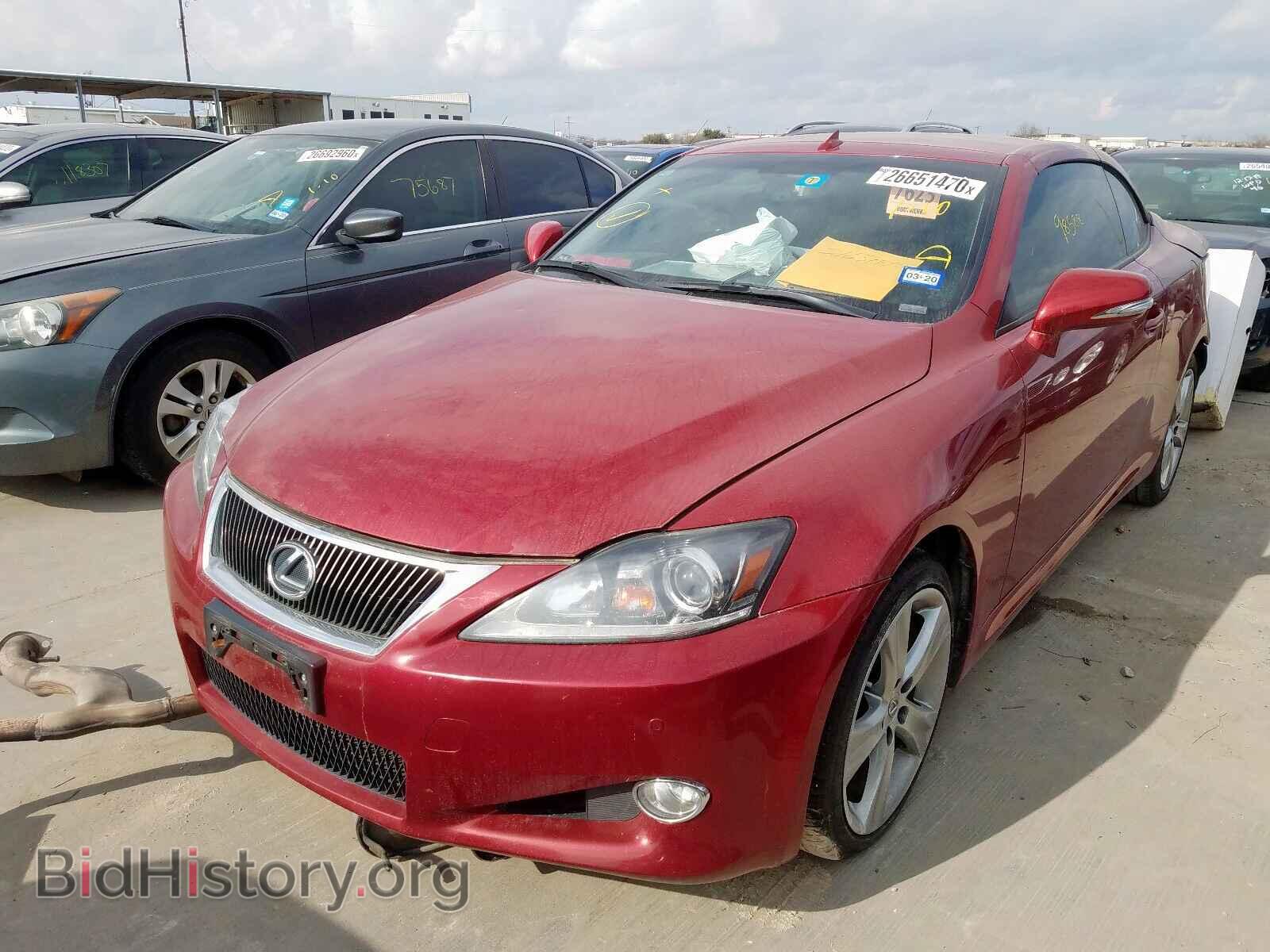 2012 LEXUS IS - VIN: JTHFF2C2XC2526404 - Фото 2