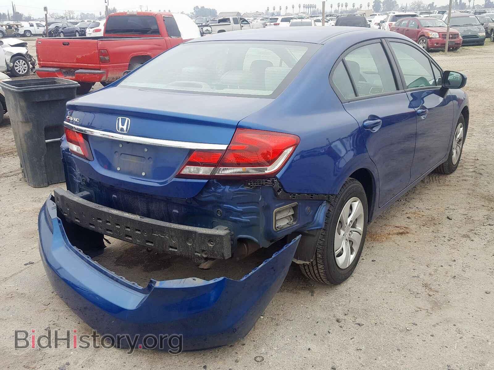 2014 HONDA CIVIC LX - VIN: 19XFB2F55EE267135 - Фото 4