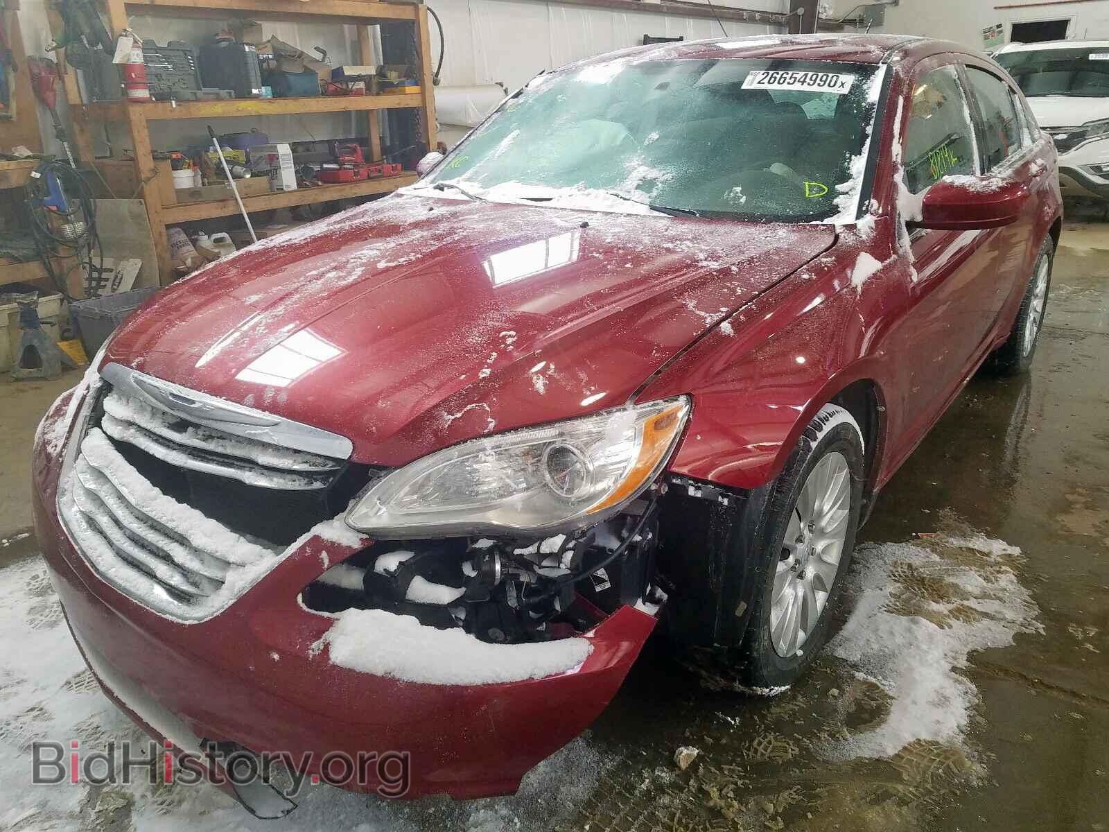 2012 CHRYSLER 200 - VIN: 1C3CCBAB0CN187462 - Фото 2