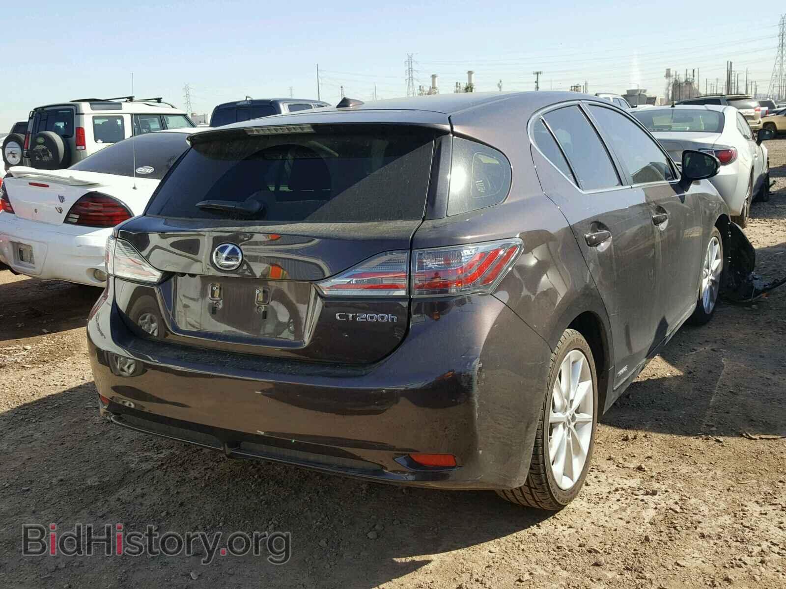 2013 LEXUS CT 200 - VIN: JTHKD5BH9D2137346 - Фото 4
