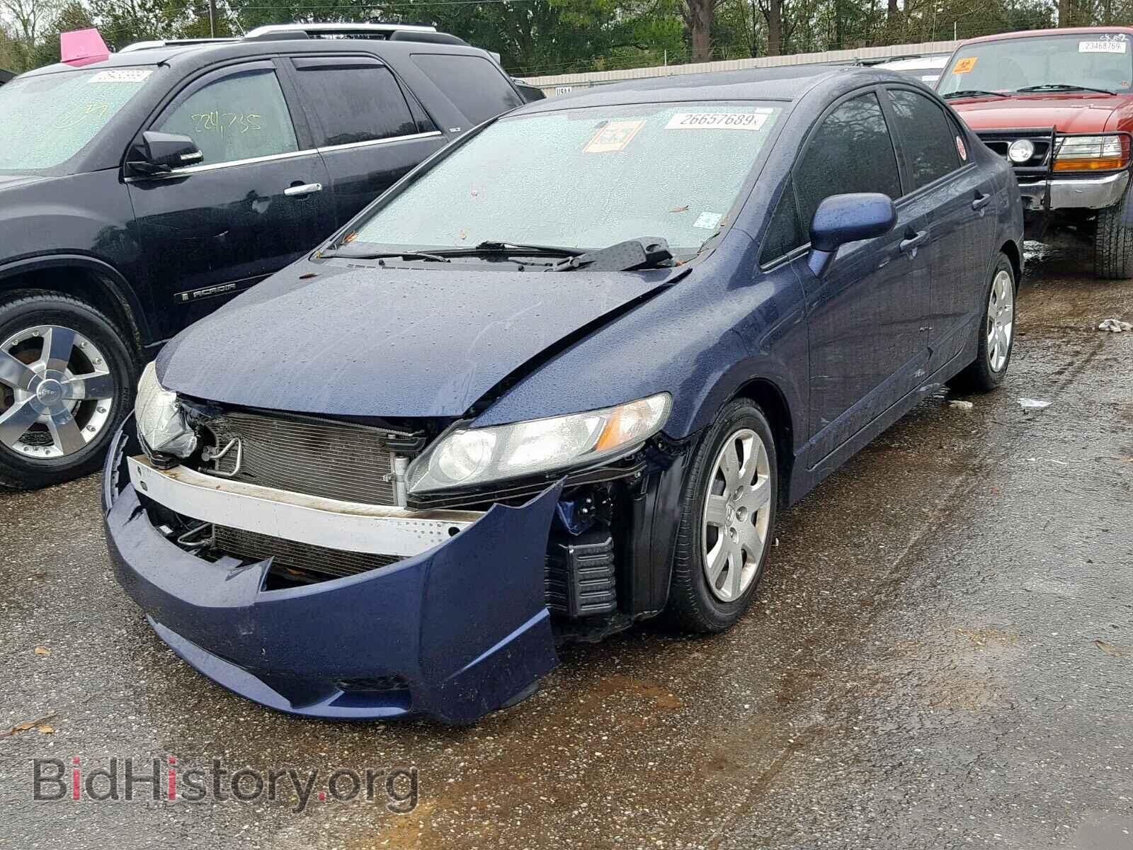 2011 HONDA CIVIC LX - VIN: 19XFA1F57BE010163 - Фото 2
