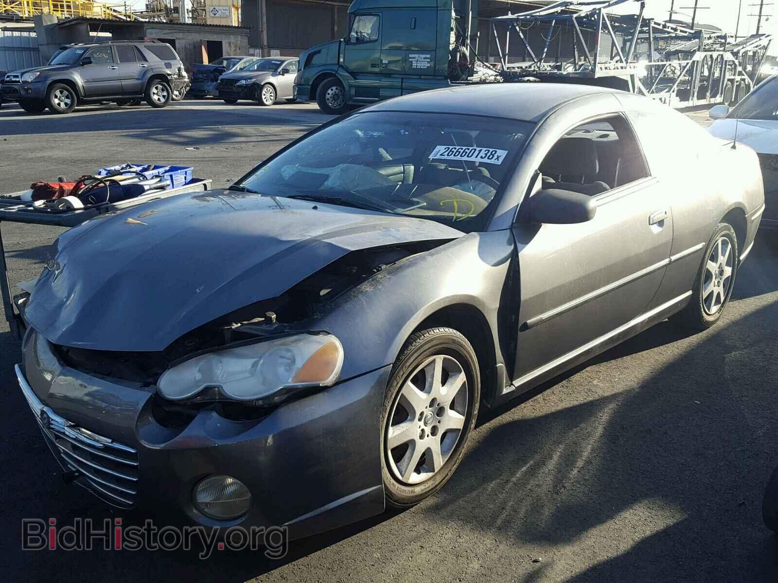 2003 CHRYSLER SEBRING - VIN: 4C3AG42G83E134346 - Фото 2