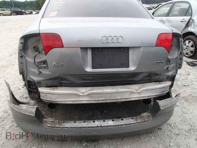 2007 AUDI A4 - VIN: WAUAF78E87A260045 - Фото 9