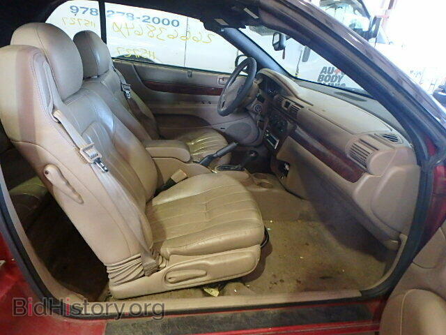 2001 CHRYSLER SEBRING - VIN: 1C3EL55U51N689368 - Фото 5