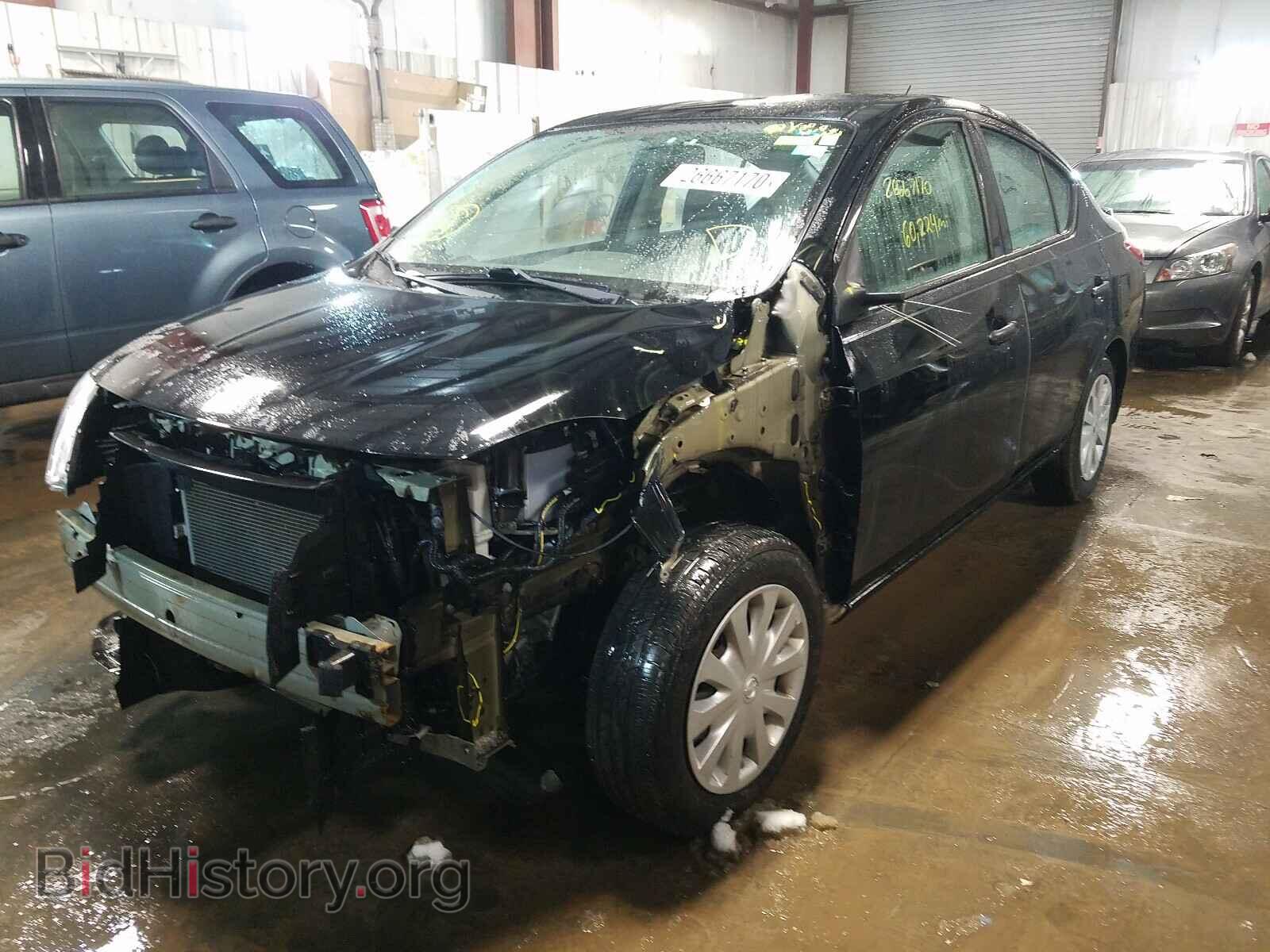 2014 NISSAN VERSA - VIN: 3N1CN7AP6EL874725 - Фото 2