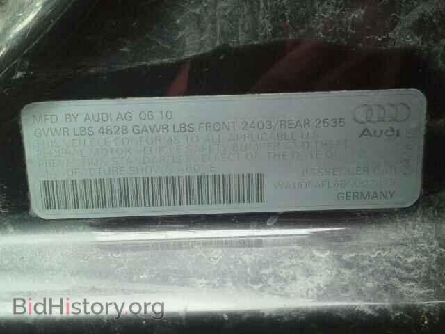 2011 AUDI A4 - VIN: WAUDFAFL6BN002619 - Photo 10