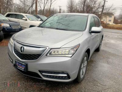 2014 Acura MDX, silver — VIN 5FRYD4H2XEB020042, Copart