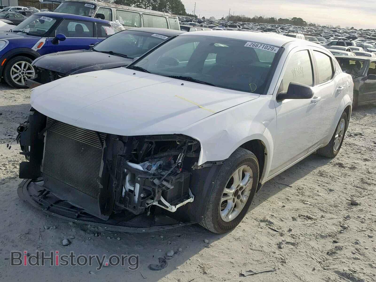 2014 DODGE AVENGER - VIN: 1C3CDZAB3EN196228 - Фото 2